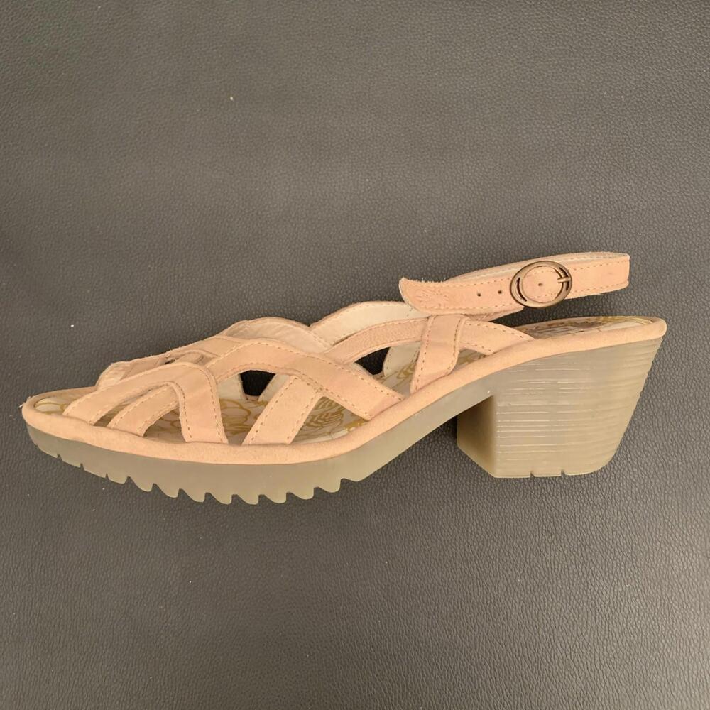 FLY London Leather Sandals Women's EU 41, US 10 - Picture 6 of 10